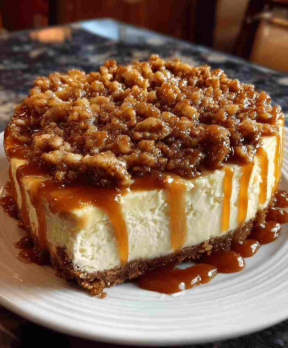 Apple Crisp Cheesecake Recipe