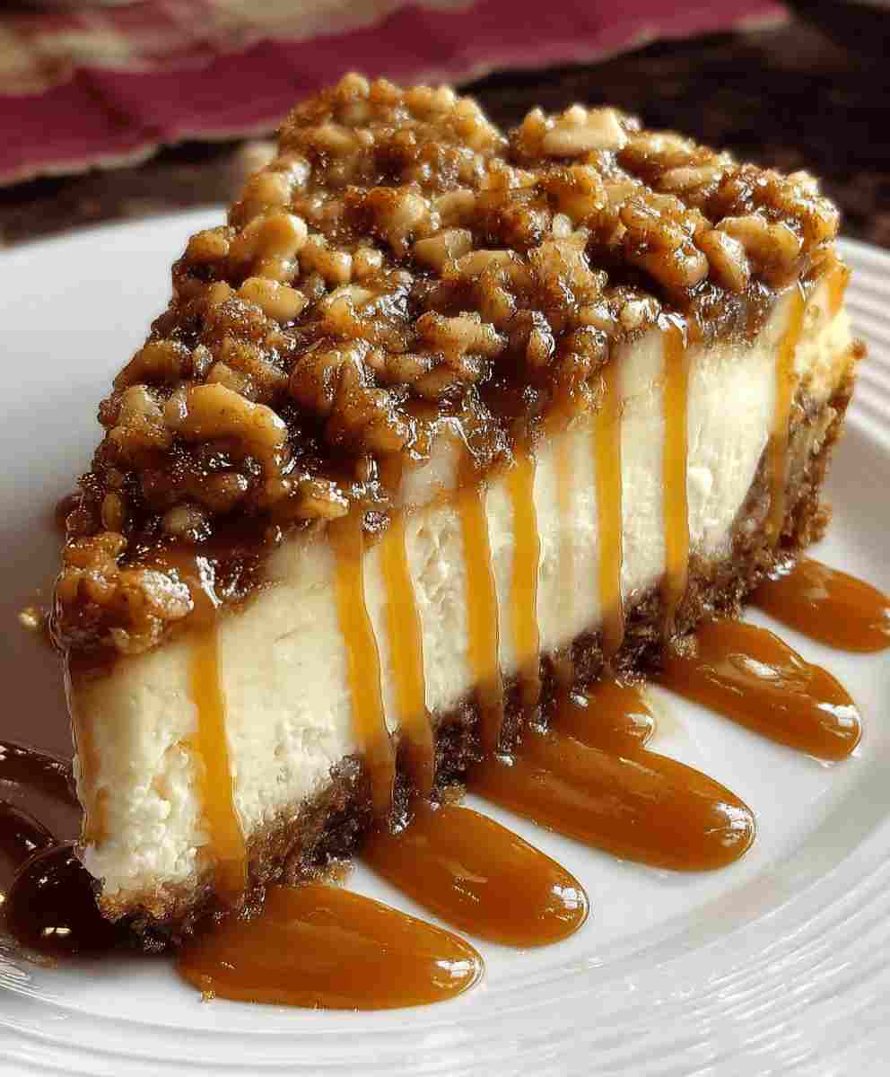 Apple Crisp Cheesecake Recipe