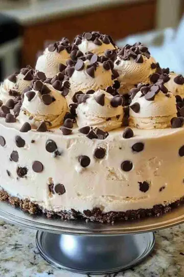 Chocolate Chip Ice Cream Cake Recipe