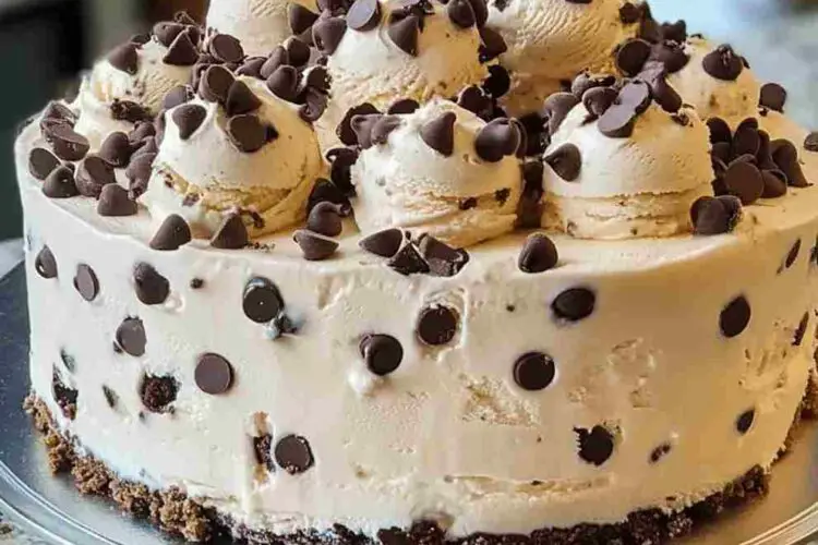 Chocolate Chip Ice Cream Cake Recipe