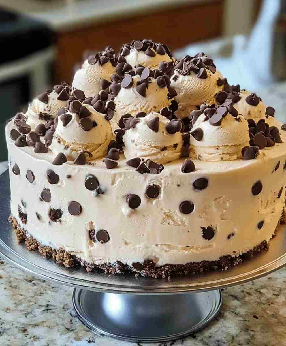 Chocolate Chip Ice Cream Cake Recipe