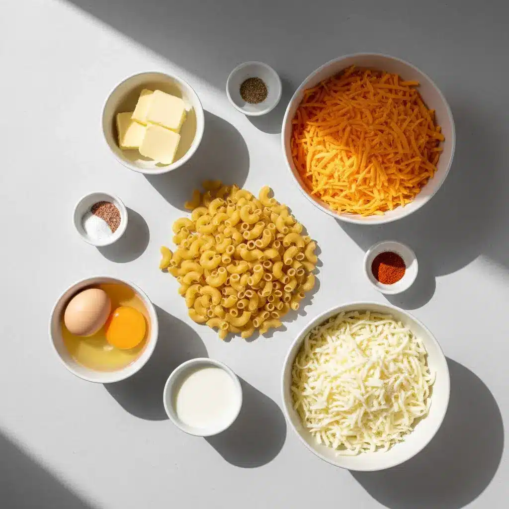 Classic Baked Mac and Cheese Recipe ingredients