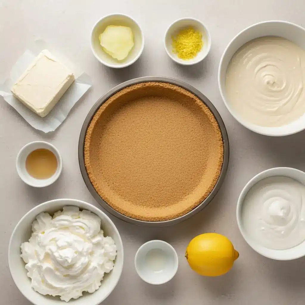 Cream Cheese Lemonade Pie ingredients