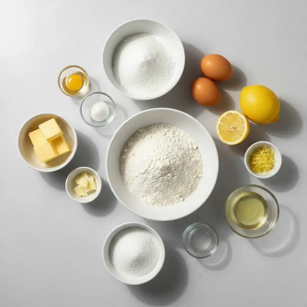 Easy Lemon Stuffed Cookies ingredients