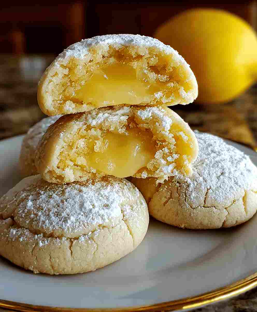 Easy Lemon Stuffed Cookies