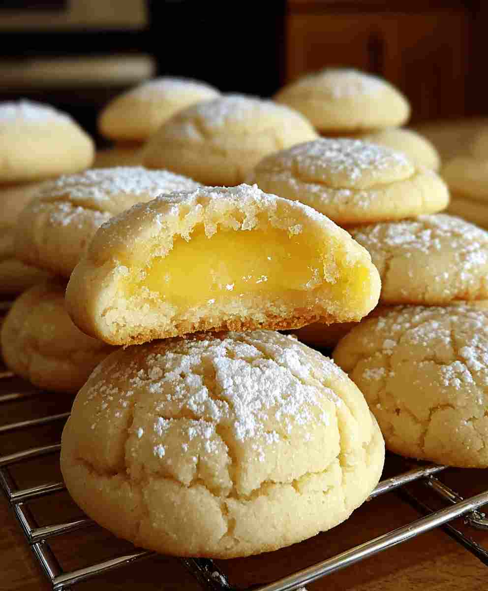 Easy Lemon Stuffed Cookies
