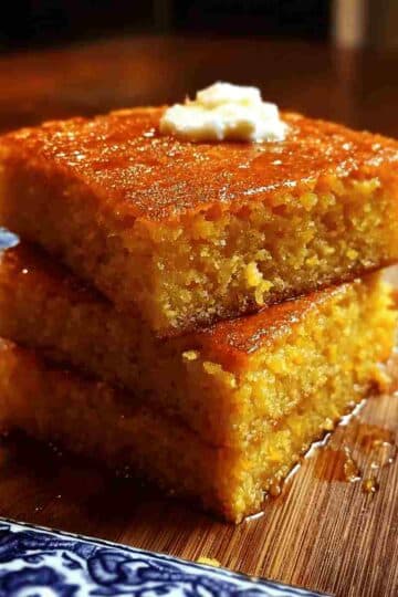 Honey Butter Sweet Potato Cornbread Recipe
