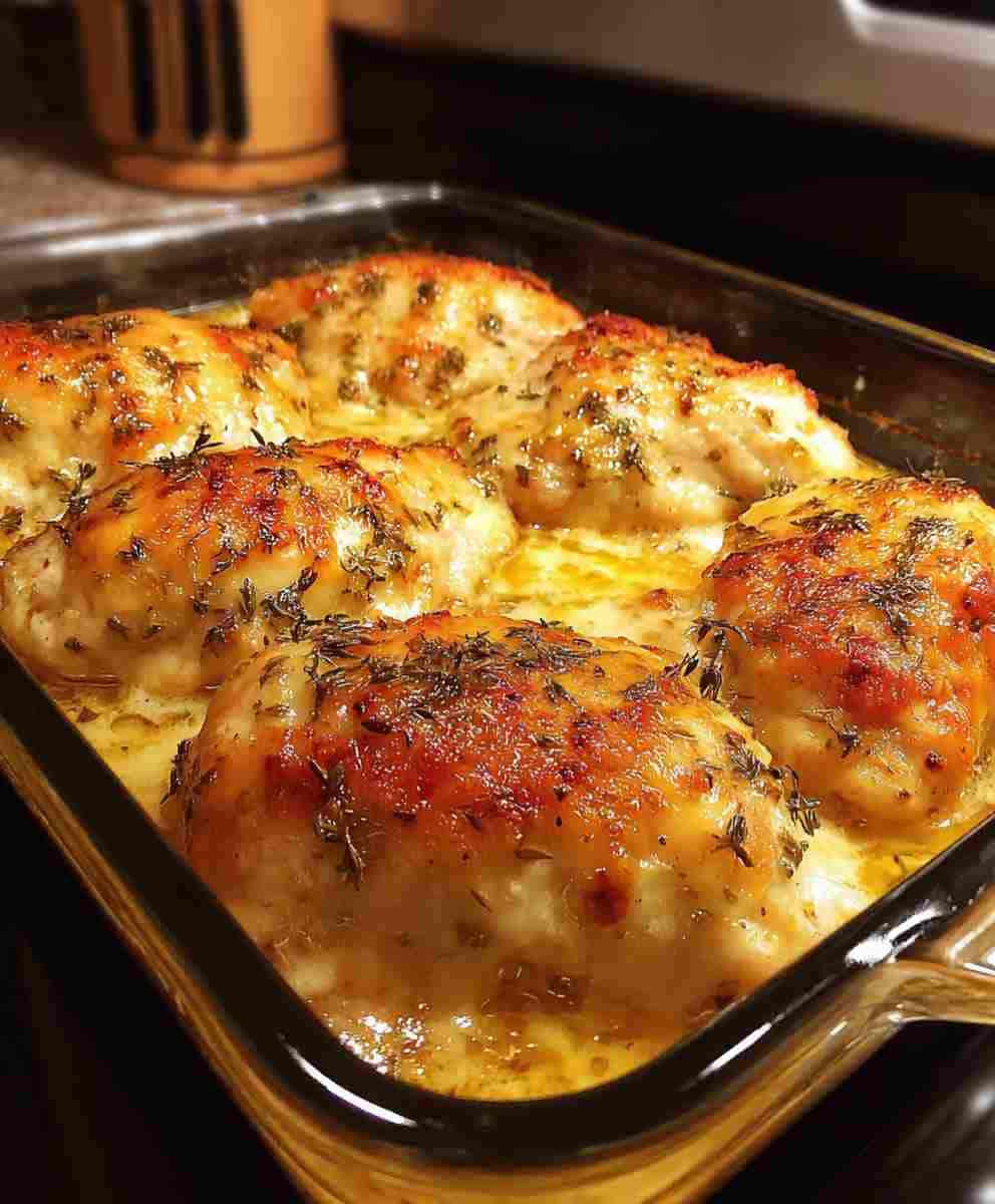 Melt In Your Mouth Chicken Easy Baked Dinner