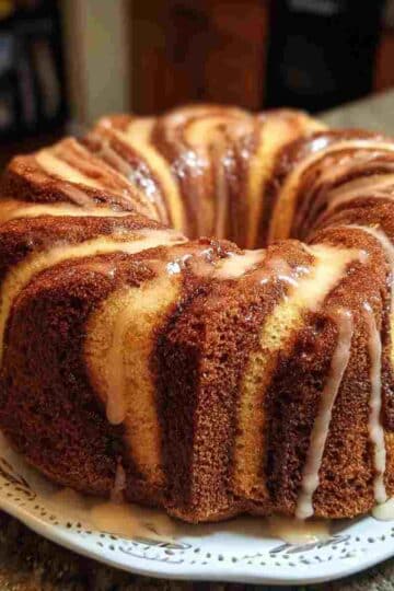 Moist Cinnamon Swirl Bundt Cake Recipe