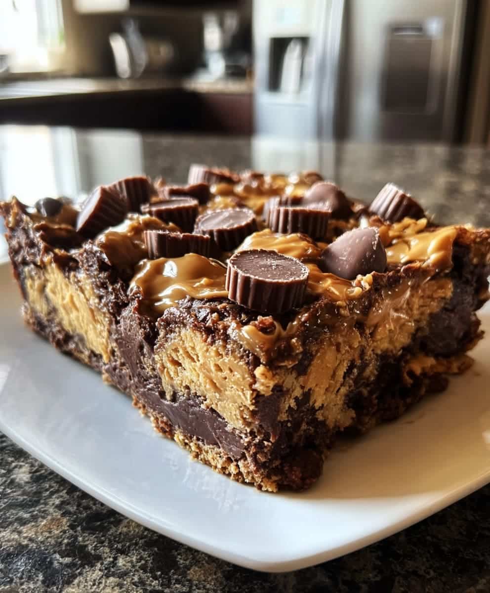 Peanut Butter Cup Dump Cake Easy Chocolate Dessert