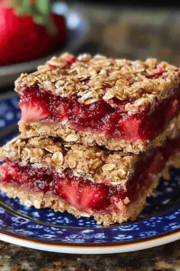 Strawberry Oatmeal Bars
