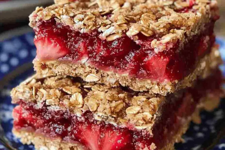 Strawberry Oatmeal Bars