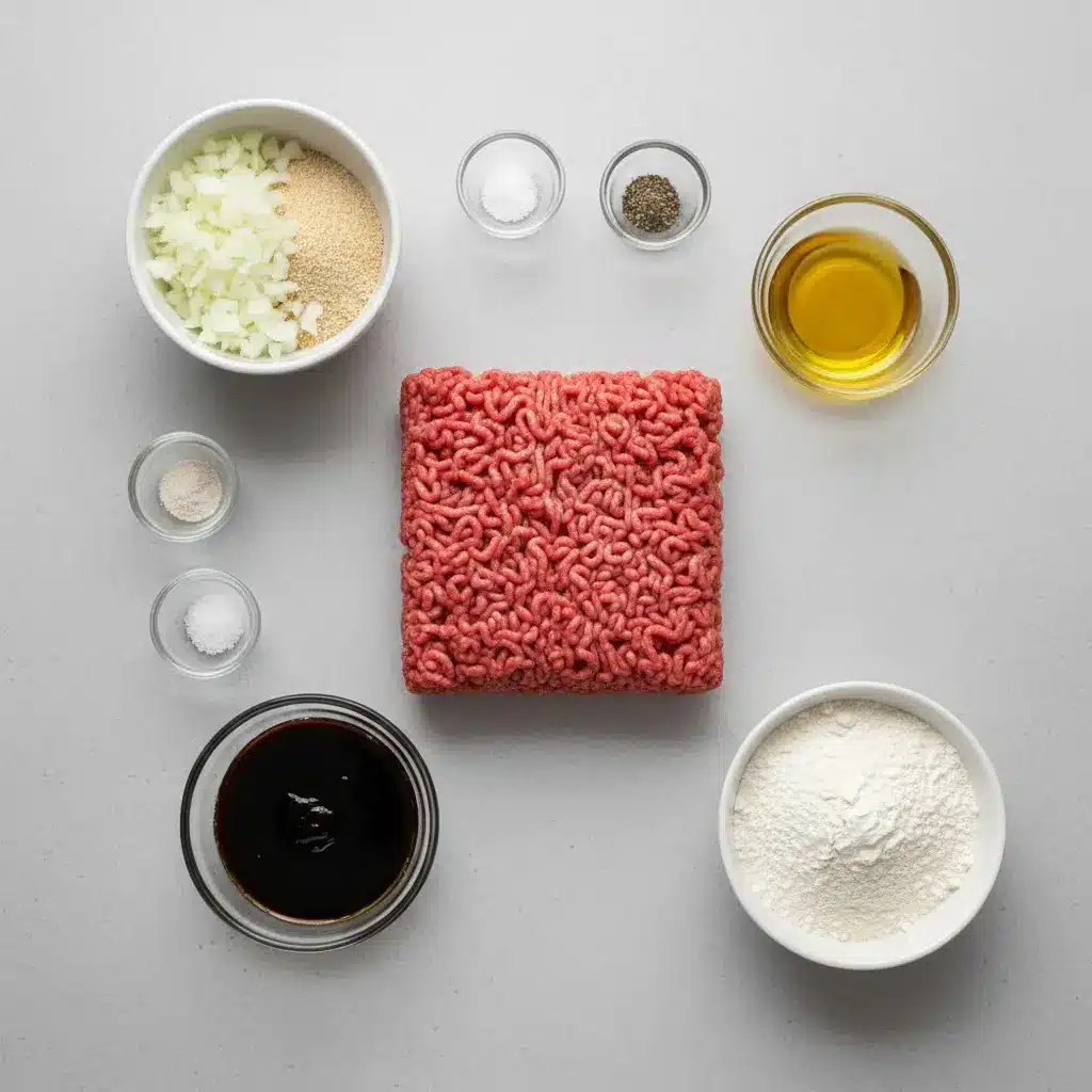 THE VERY BEST SALISBURY STEAK ingredients