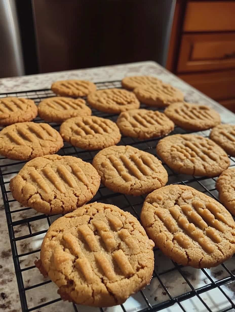 Easy 3 Ingredient Peanut Butter Cookies (No Flour, Gluten-Free)