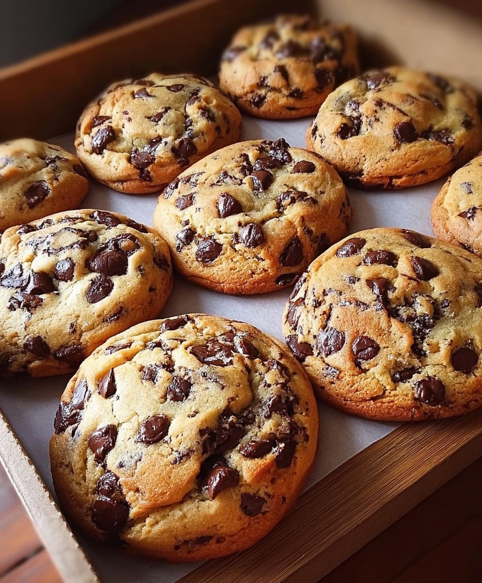 Vegan Levain Chocolate Chip Cookies 