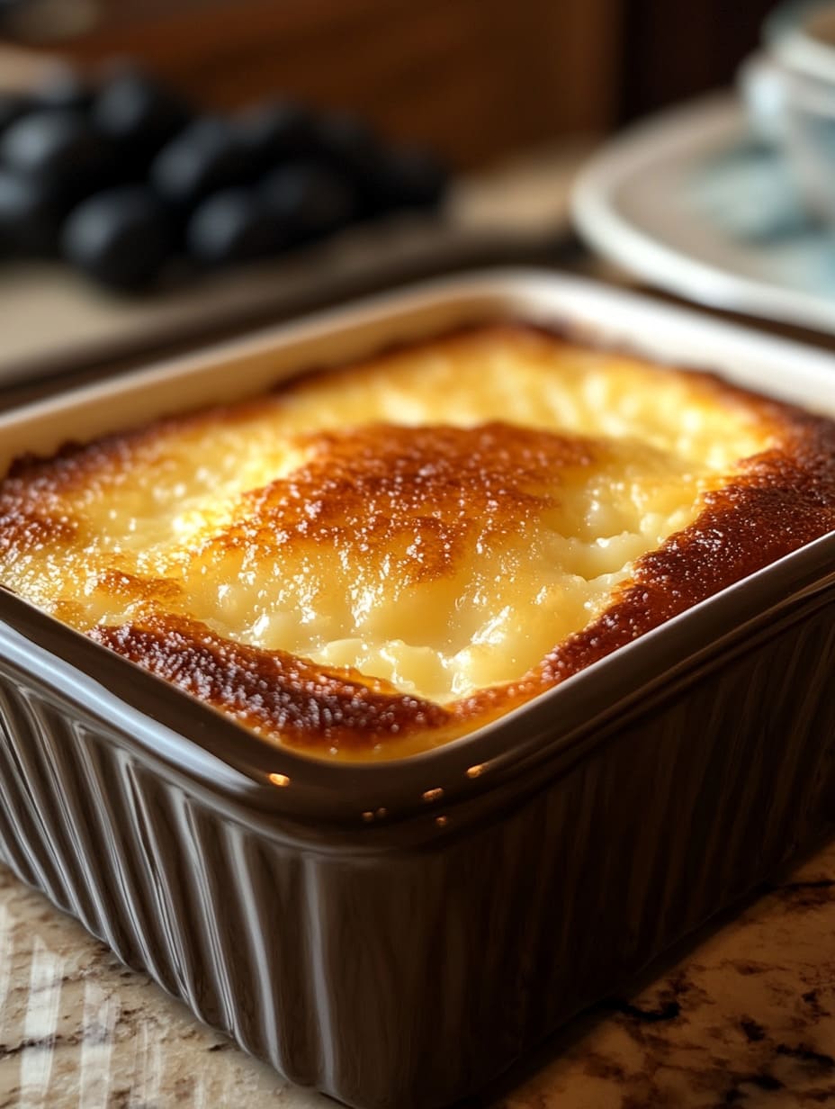 Baked Tapioca Pudding