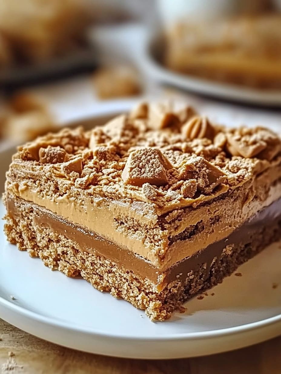 Biscoff Millionaire's Traybake