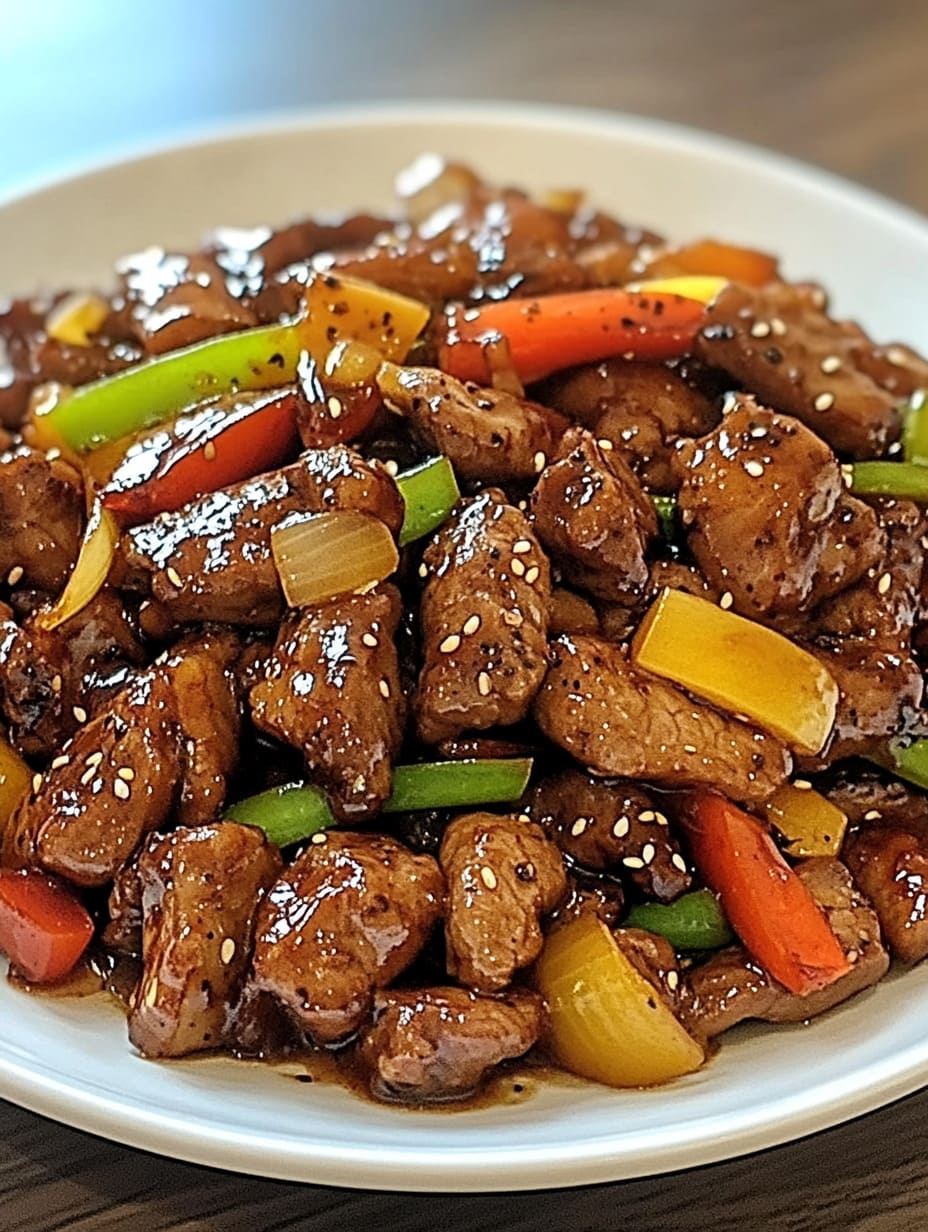 Black Pepper Beef Stir-Fry