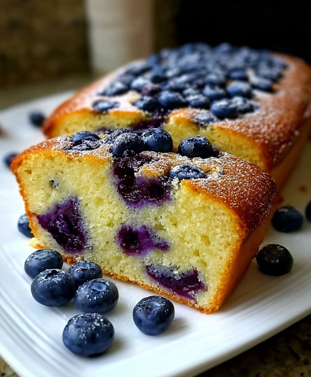 Blueberry Greek Yogurt Cake