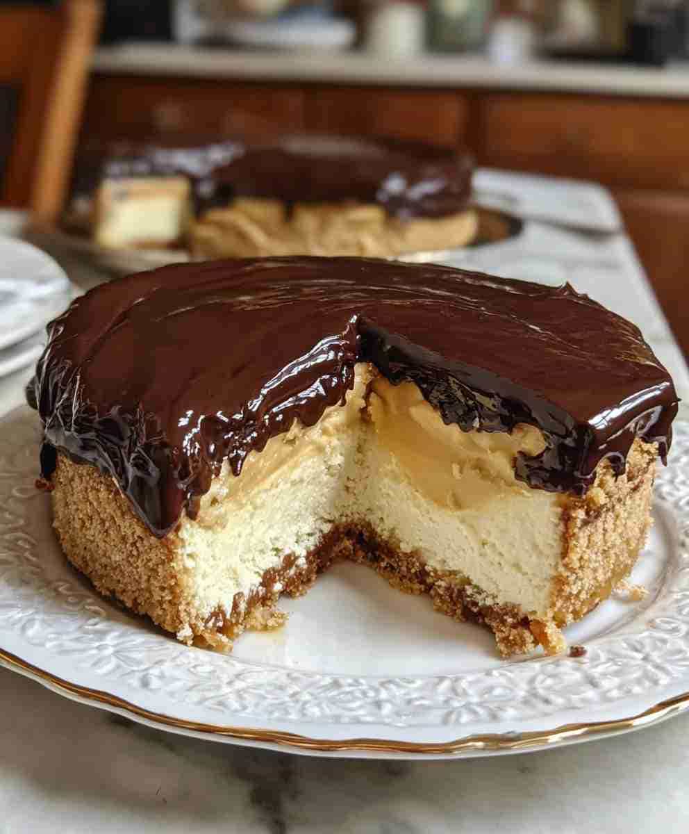 Boston Cream Pie Cheesecake Recipe Rich Decadent