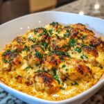 CAJUN GARLIC CHICKEN WITH CHEESY RICE BAKE