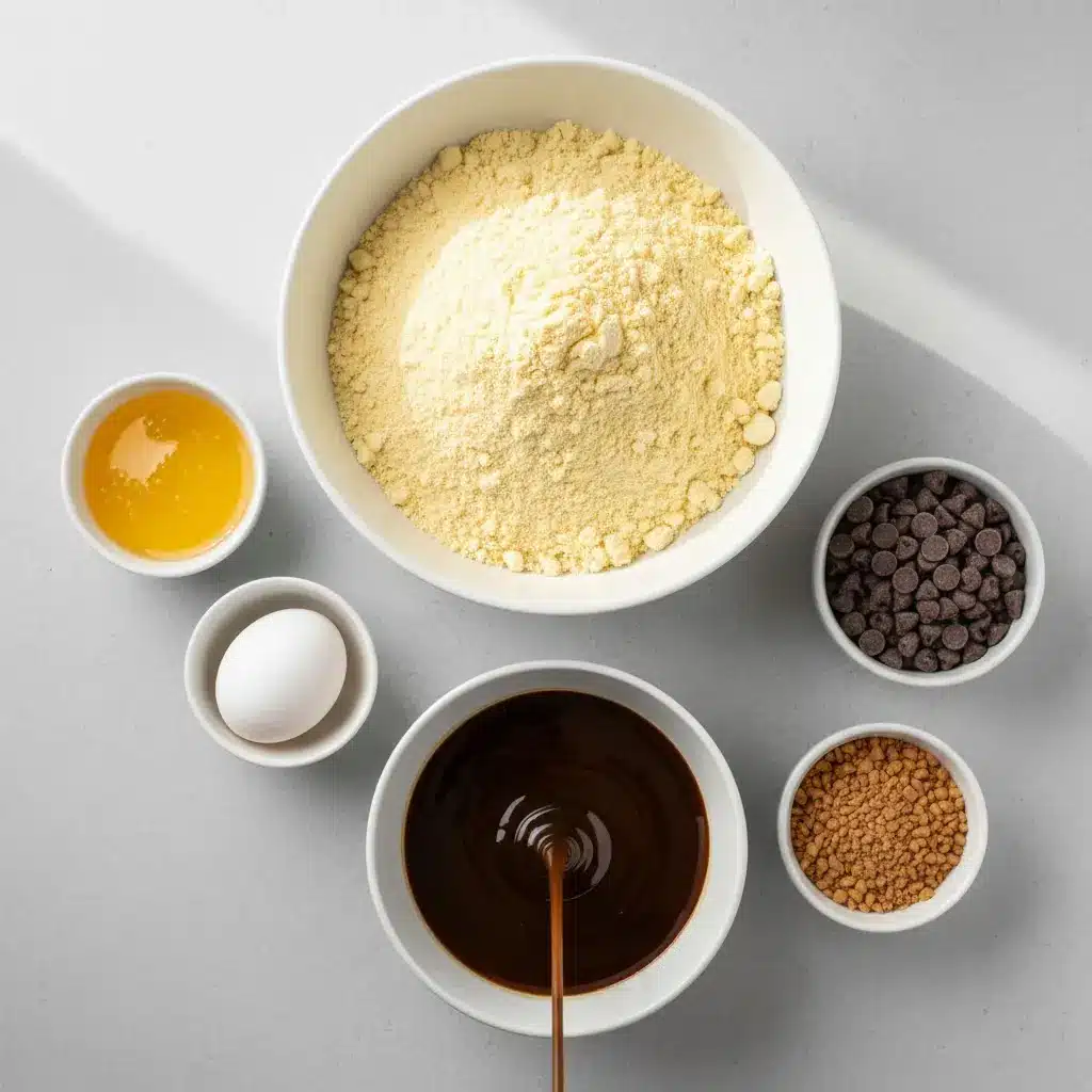 Cake Mix Toffee Bars ingredients