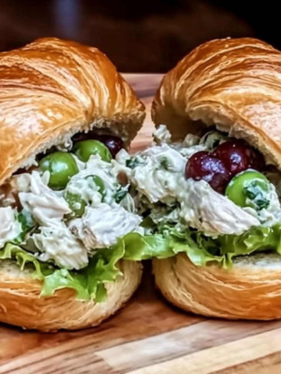 Chicken Salad Croissant Sandwiches