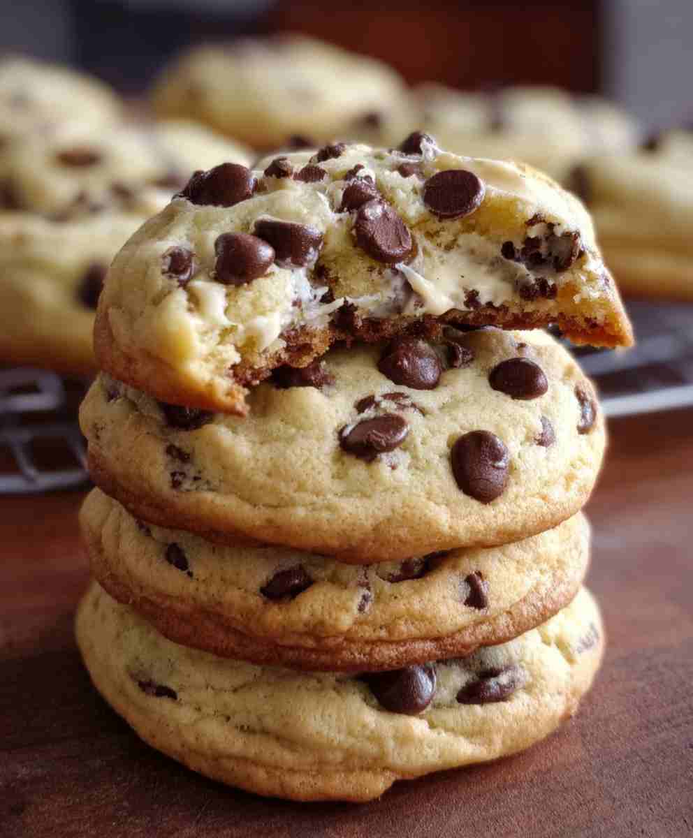 Chocolate Chip Cheesecake Cookies Soft & Chewy