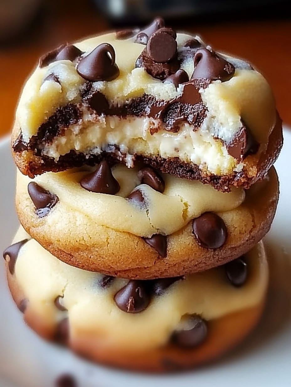 Chocolate Chip Cheesecake Cookies