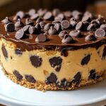 Chocolate Chip Cookie Dough Cheesecake