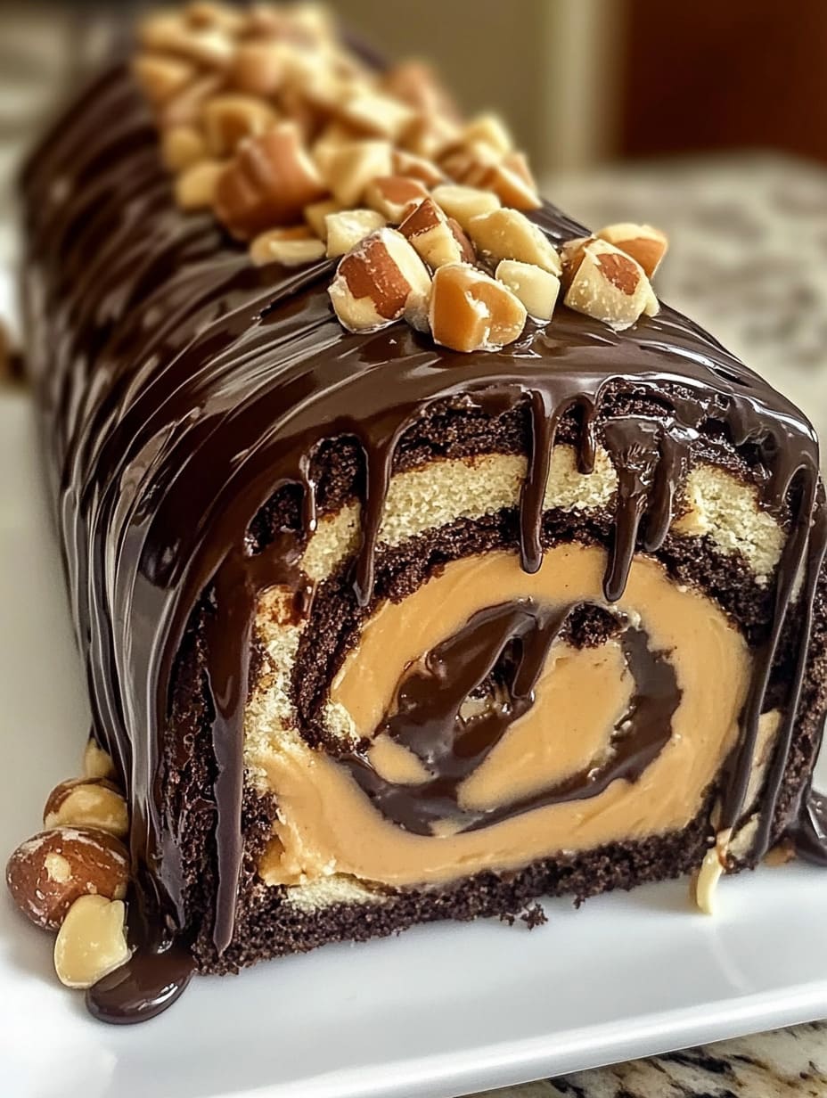 Chocolate & Peanut Butter Dream Roll