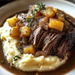 Classic Pot Roast with Mashed Potatoes