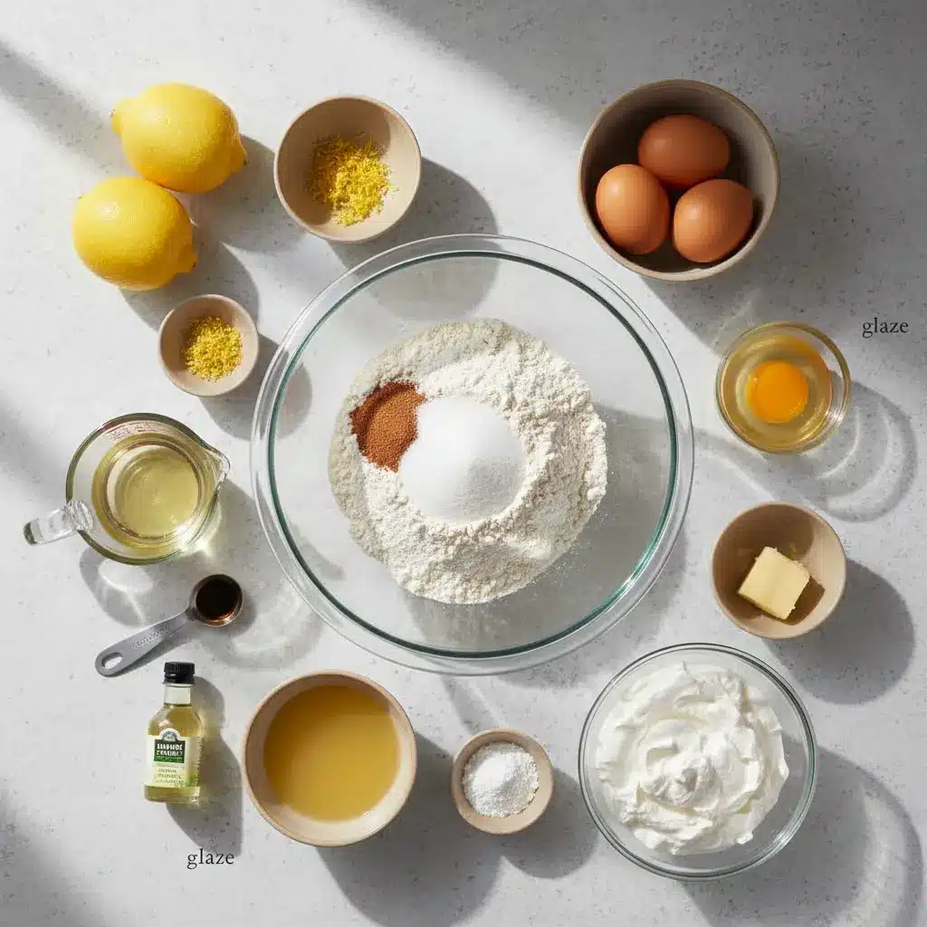 Copycat of Starbucks Lemon Bread ingredients