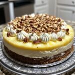 Decadent White Chocolate Pineapple Pecan Cheesecake