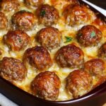 Dump and Bake Meatball Casserole