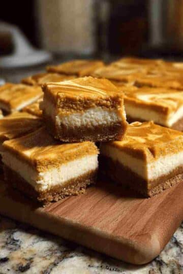 Easy Pumpkin Cheesecake Bars