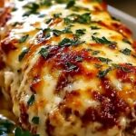 Melt-in-Your-Mouth Garlic Parmesan Chicken Meatloaf