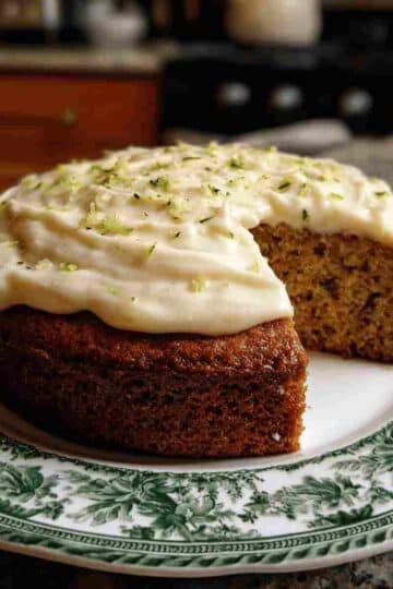Moist Zucchini Cake with Cream Cheese Frosting