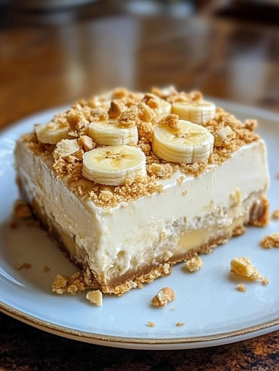 No-Bake Banana Pudding Cheesecake