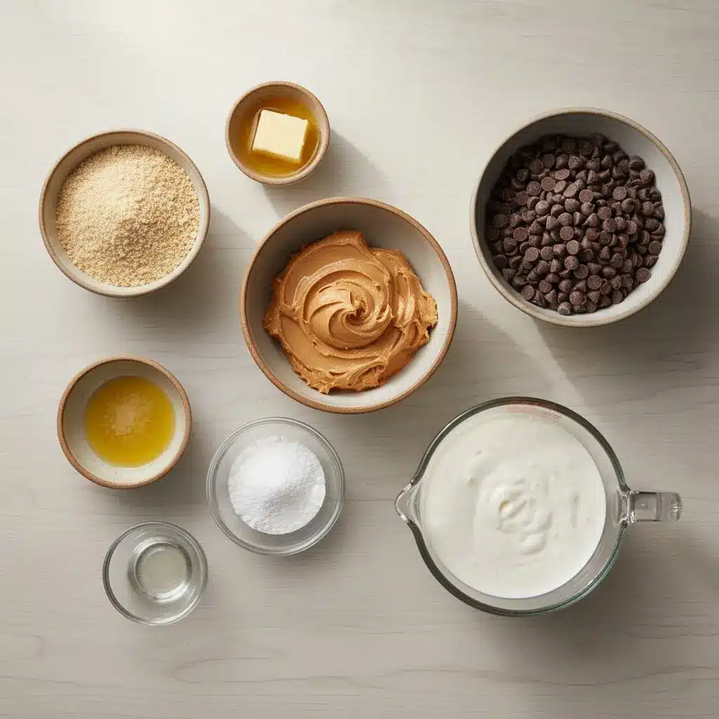 No Bake Chocolate Peanut Butter Cup Pie Recipe ingredients