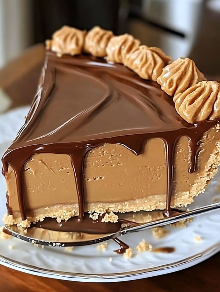 No-Bake Reese’s Peanut Butter Cup Pie