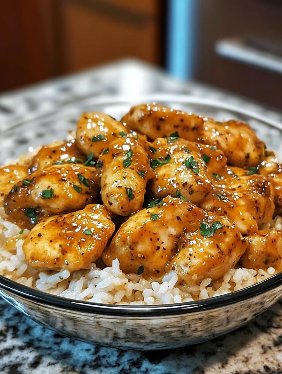 One-Pan Creamy Cajun Chicken with Garlic Parmesan Rice
