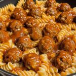 One-Pot Smoky BBQ Meatball Pasta