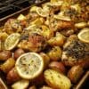 Easy Juicy Sheet Pan Lemon Herb Chicken and Potatoes