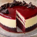 Red Velvet White Chocolate Cheesecake