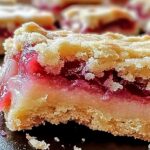 Rhubarb Shortbread Bars