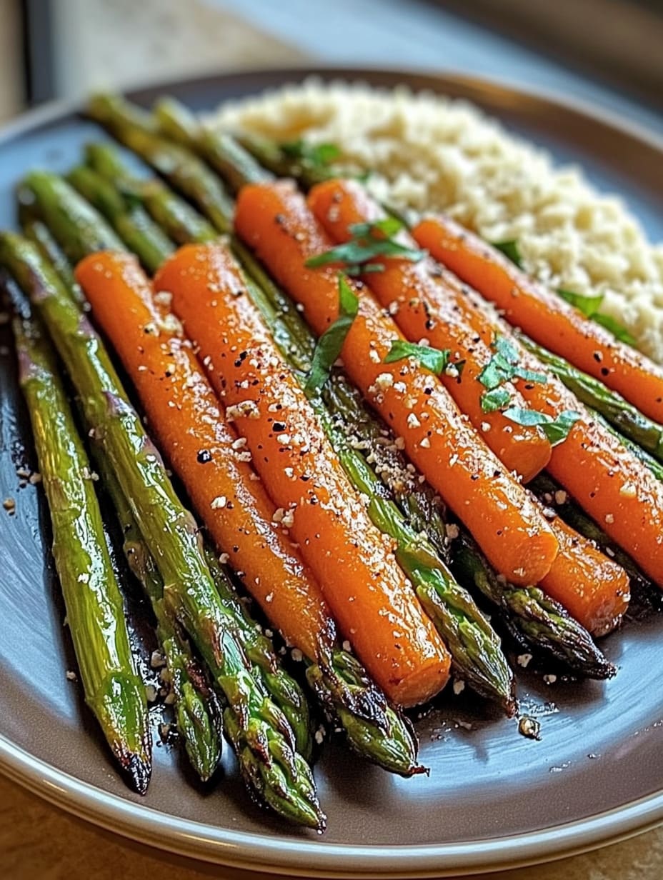 Roasted Asparagus & Carrots