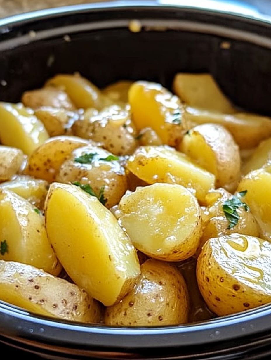 Slow Cooker Honey Butter Potatoes