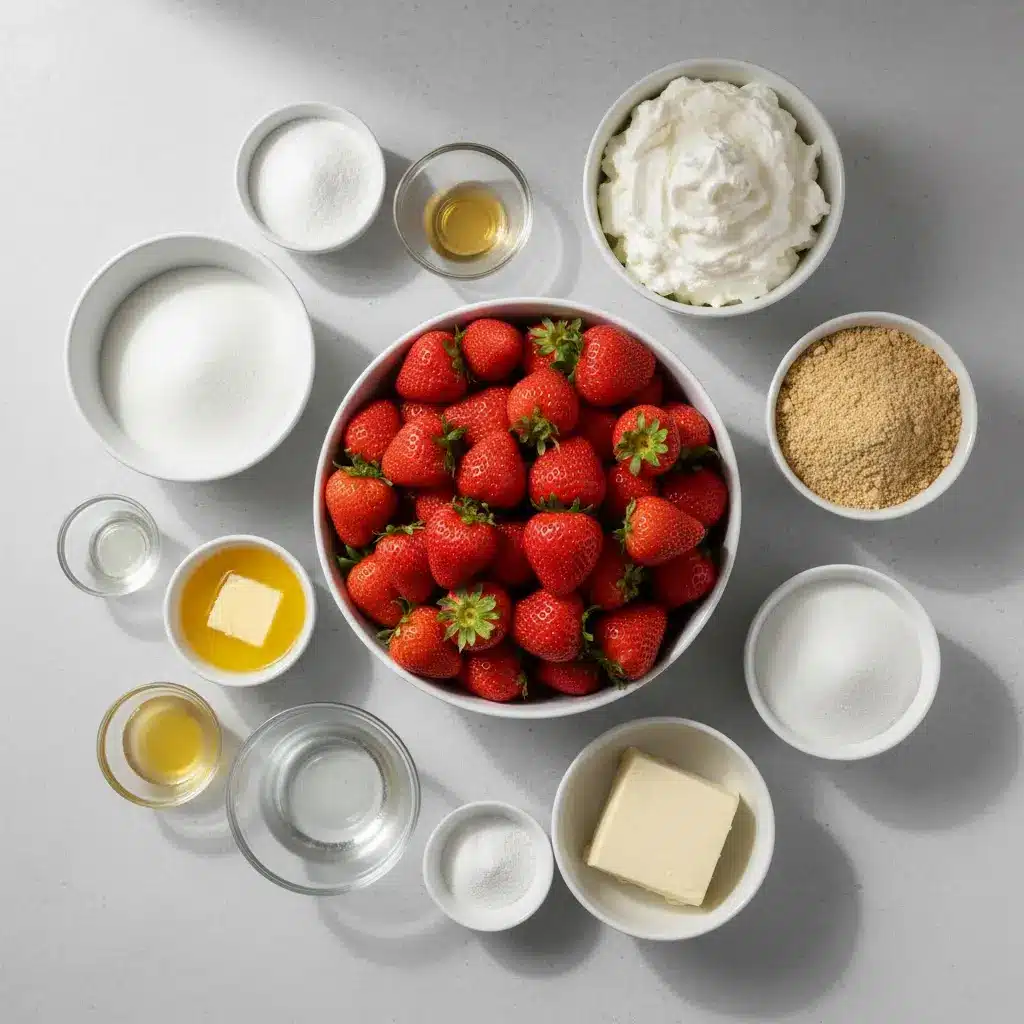 Strawberry cream cheese pie ingredients