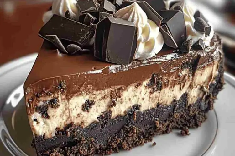 Triple Chocolate Cheesecake Decadent Layered Dessert